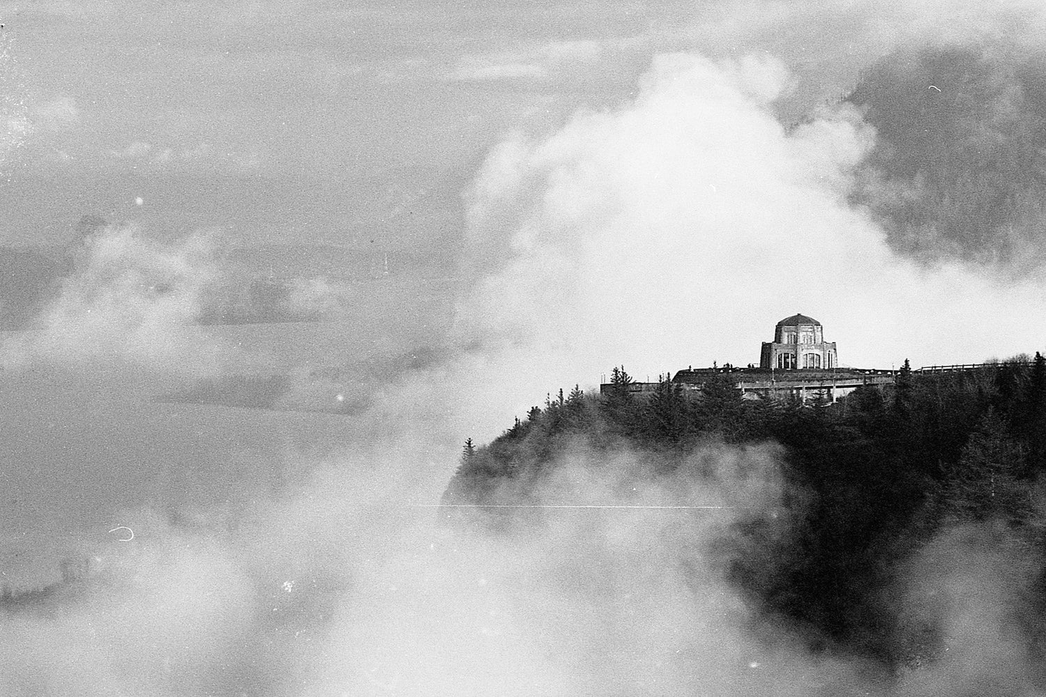 A Perfect Gray Day in the Columbia Gorge (Rain-Soaked Landscapes)