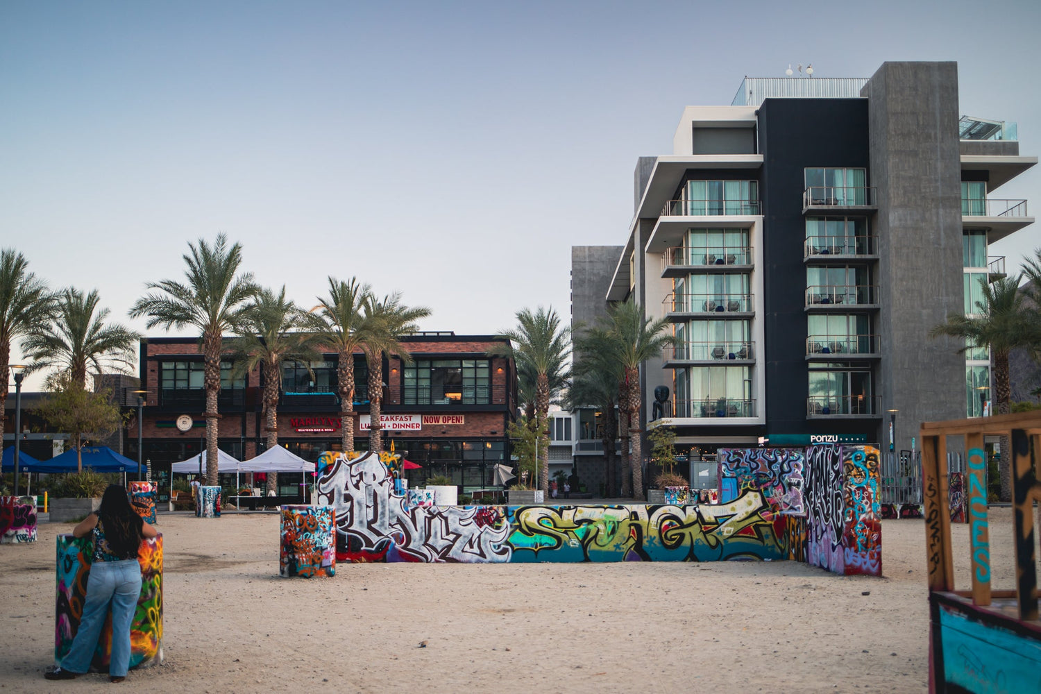 Palm Springs on a Thursday (California Desert Town)