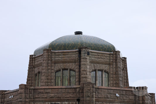 Vista House in the Gray