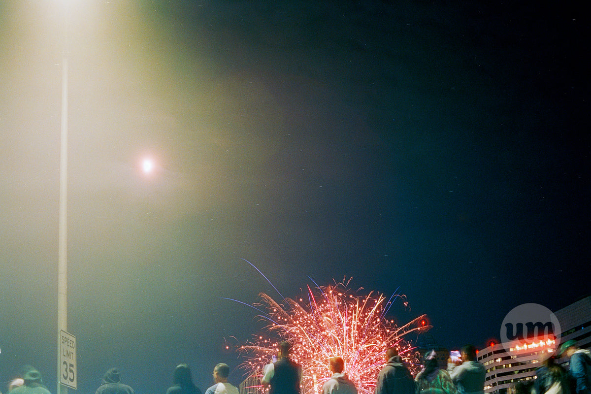 Projector Firework Show Projectors - Portland Celebrates the 4th – Ultramarine Photo